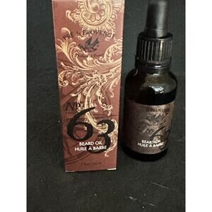 NIB Pre de Provence No. 63 Beard Oil; 1.8 oz